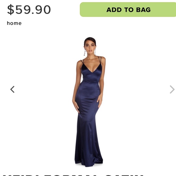 heidi formal satin lattice dress